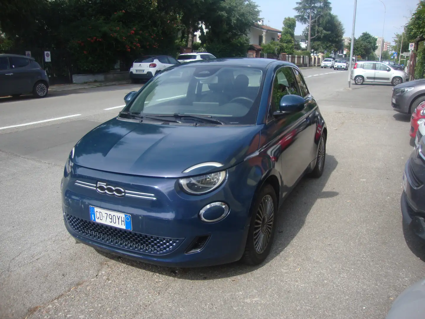 Fiat 500e 42 kWh La Prima Blauw - 2