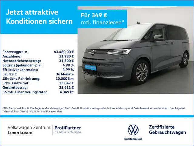 Volkswagen T7 Multivan Life MATRIX 7 SITZE H/K PANO DCC