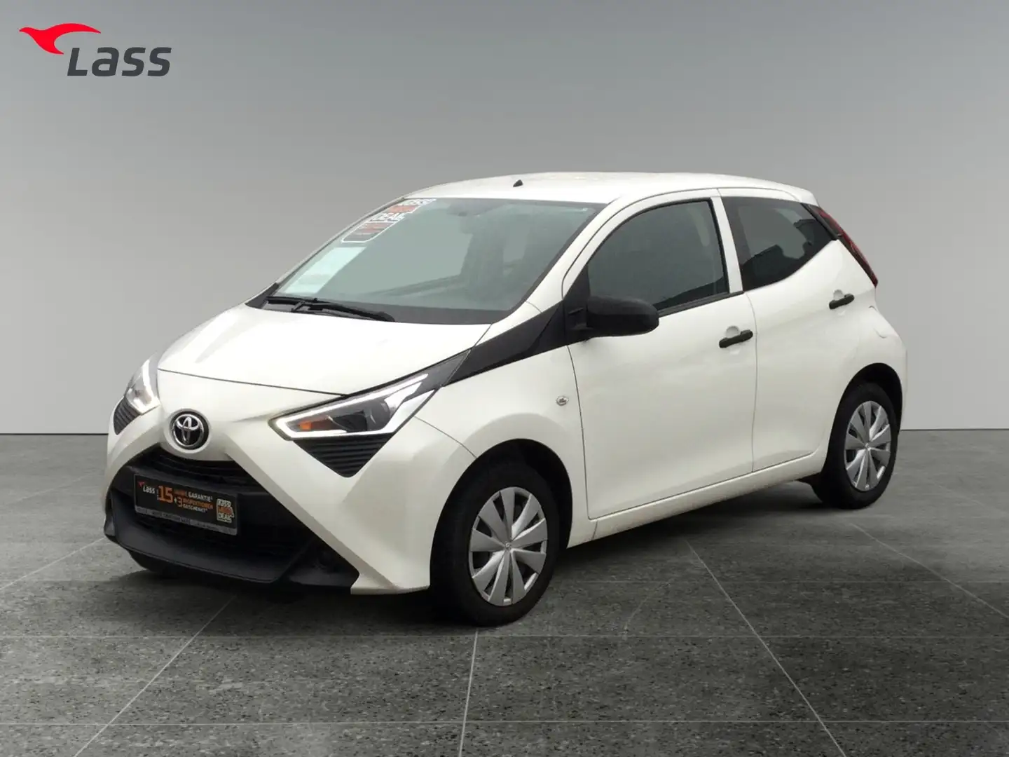 Toyota Aygo 1.0 x ZV mit Fernb. Allwetter Klima Weiß - 2