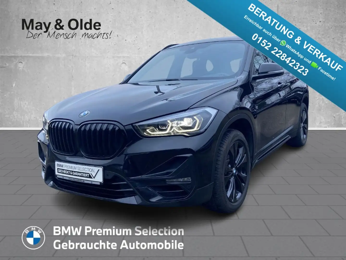 BMW X1 XDRIVE20I A AHK-abnehmbar AHK El. Panodach Panoram Schwarz - 1