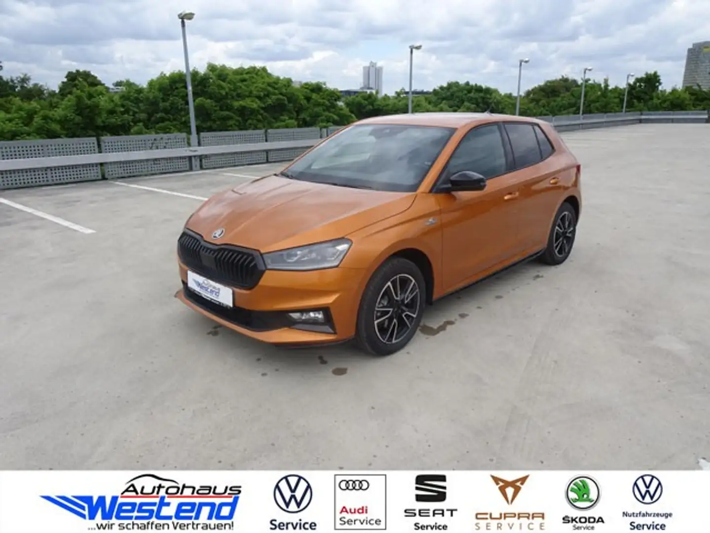 Skoda Fabia Monte Carlo 1.0l TSI 85kW 6-Gang LED Klima Orange - 2