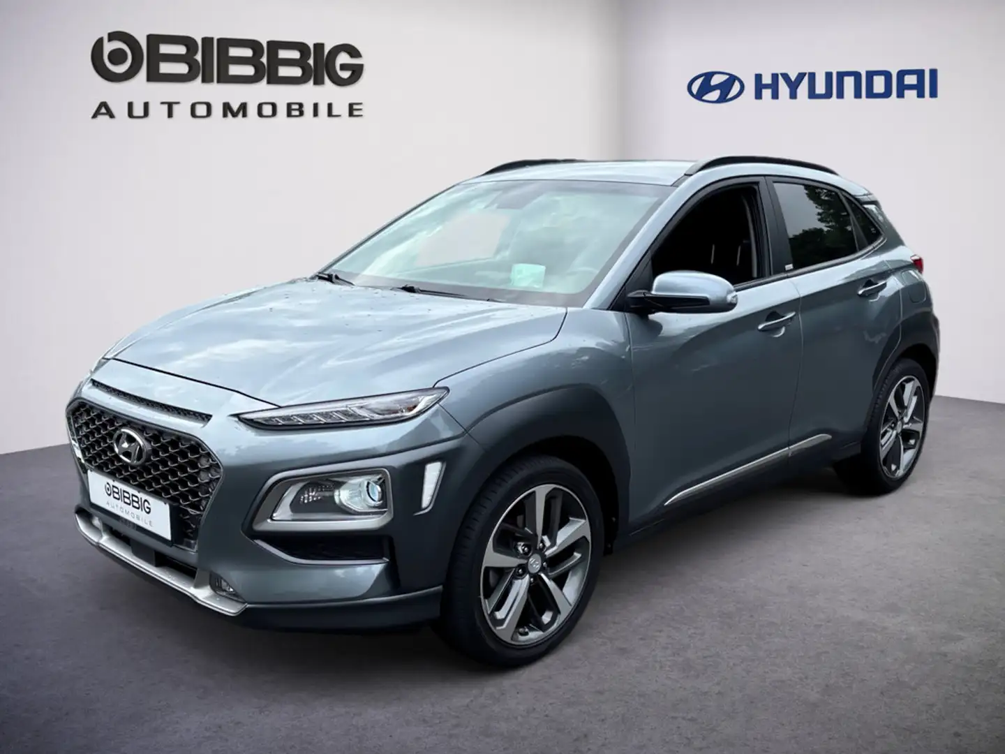 Hyundai KONA 1.0T Premium LEDER KAMERA NAVI HUD LED Silber - 1