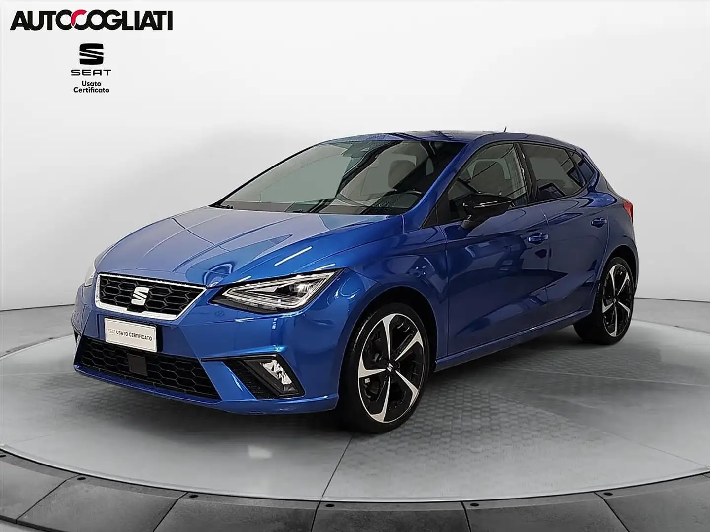 SEAT Ibiza 1.0 TGI FR 90CV Modrá - 1