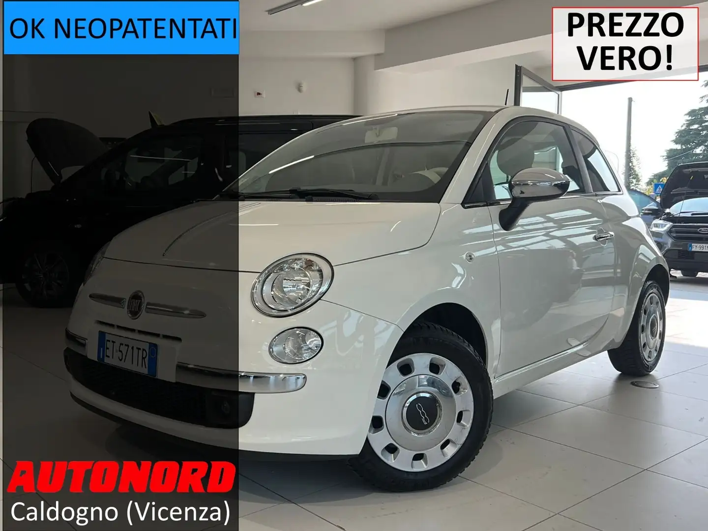 Fiat 500 1.2 Pop Blanc - 1