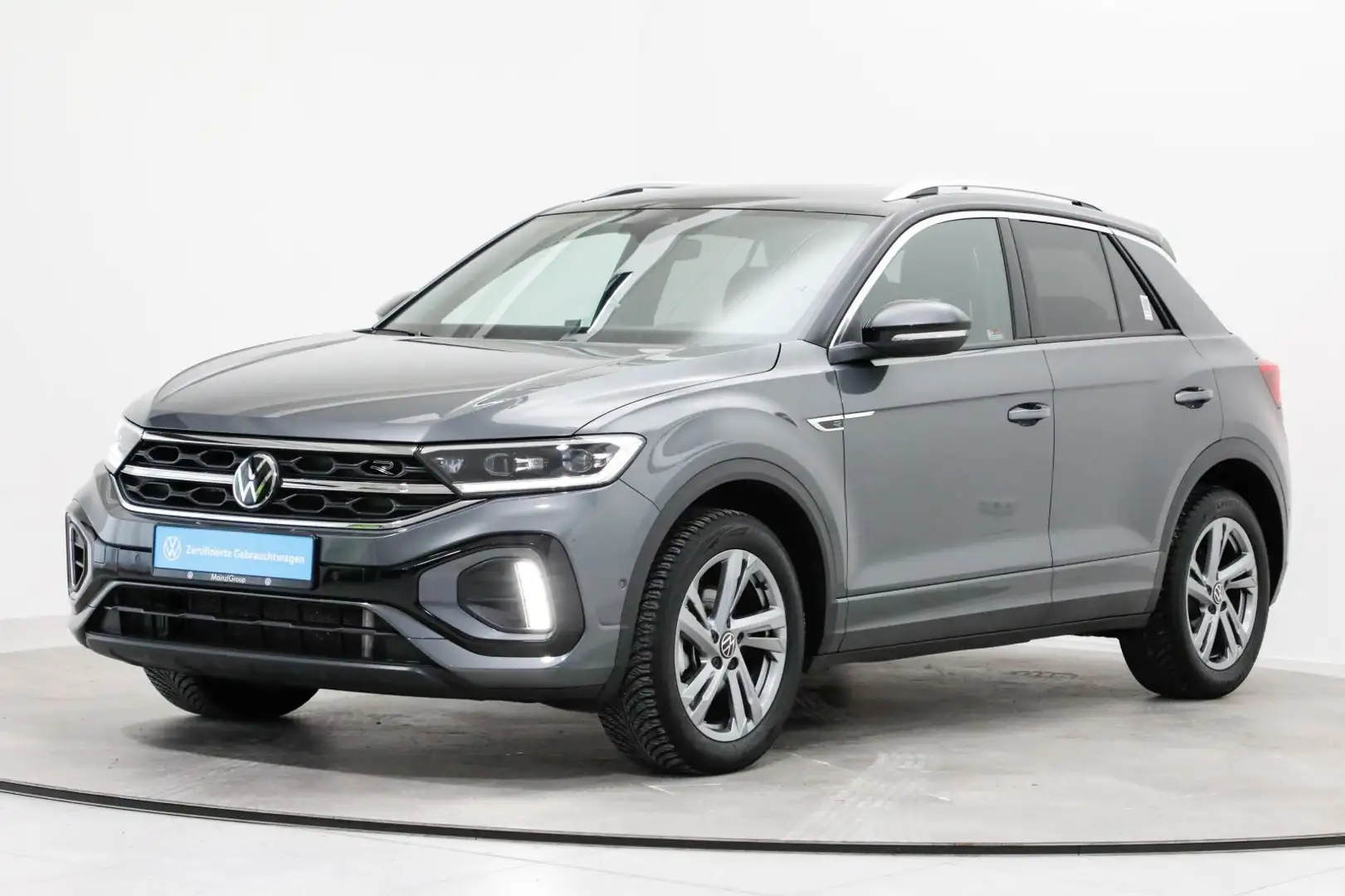 Volkswagen T-Roc 1.5 TSI DSG R-Line AHK Kamera ACC Navi SHZ Grau - 2