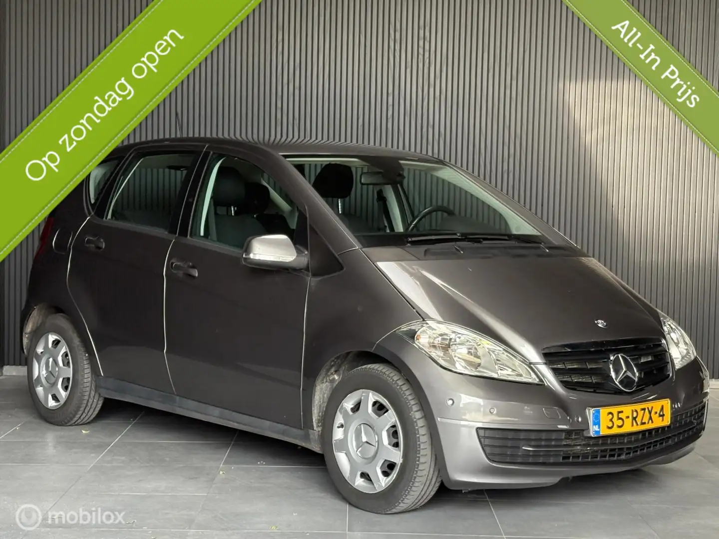 Mercedes-Benz A 160 Business Class|AUT|CRUISE|AIRCO|NAP| Grijs - 1