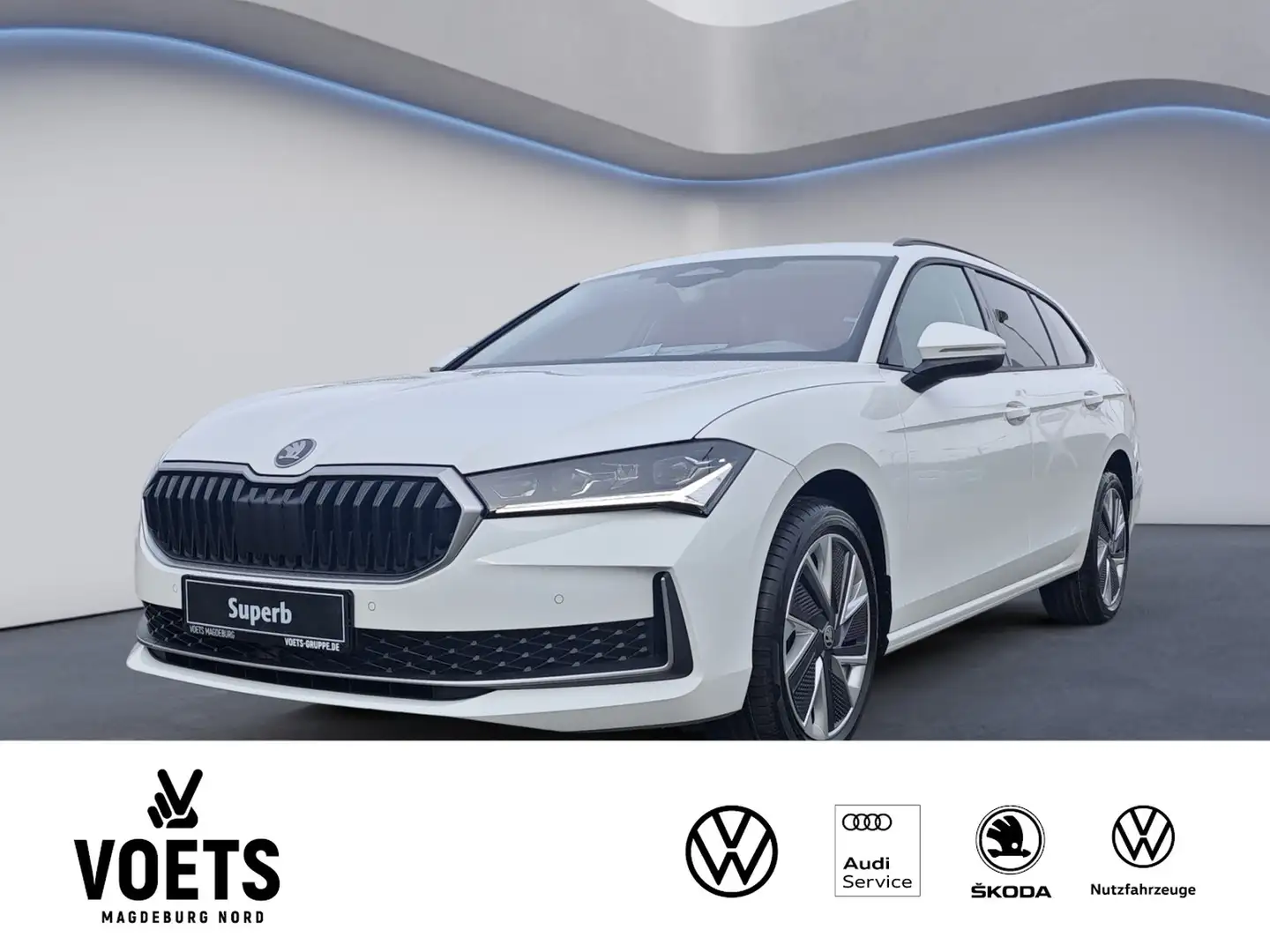 Skoda Superb Combi 1.5eTSI DSG Selection LED+NAVI+ACC+ Bianco - 1