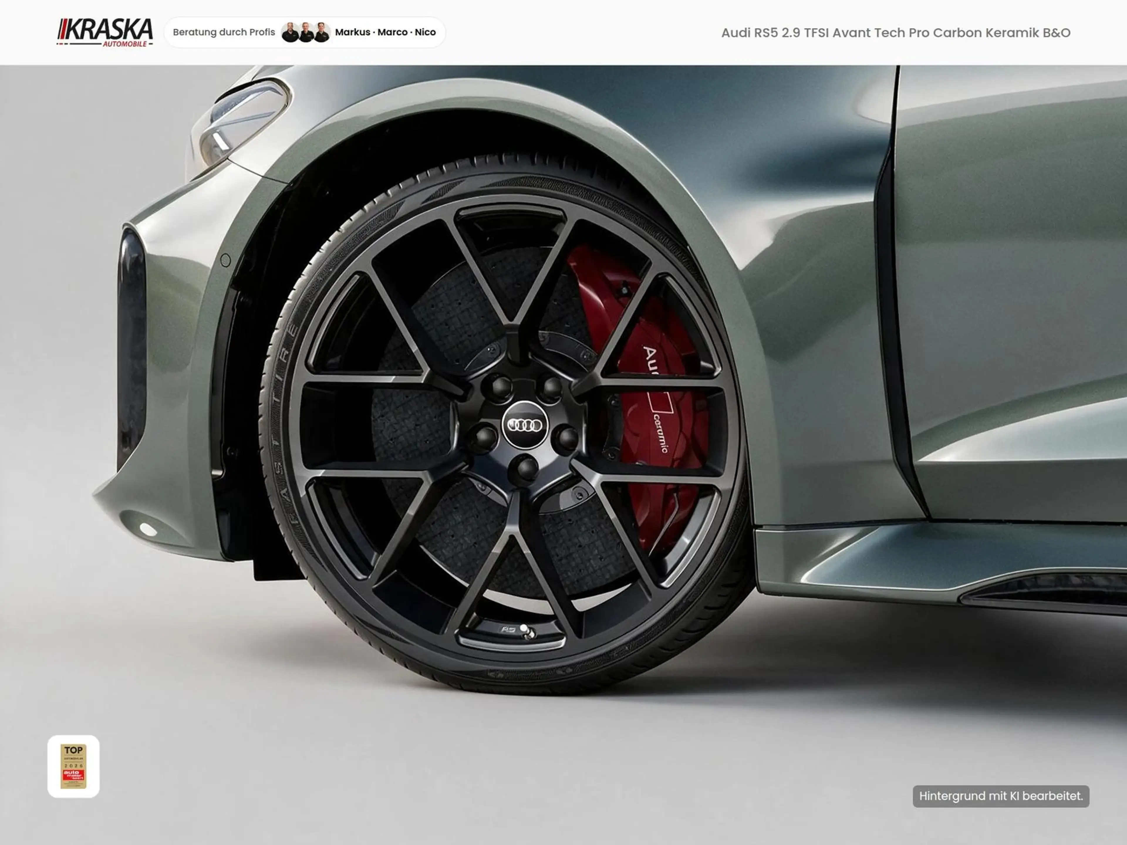 Audi RS5 2.9 TFSI Avant Tech Pro Carbon Keramik B&O — photo 9