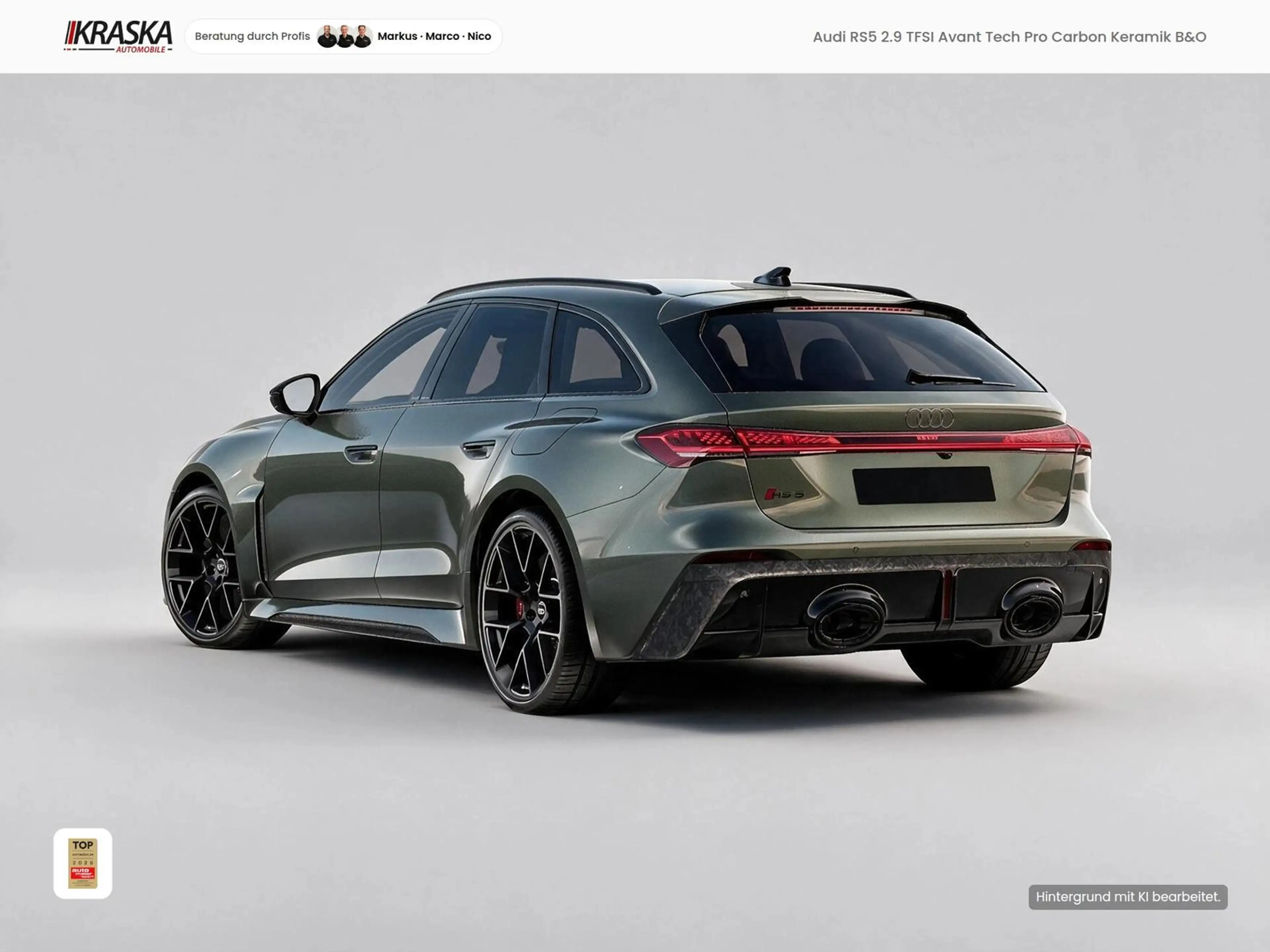 Audi RS5 2.9 TFSI Avant Tech Pro Carbon Keramik B&O — photo 4