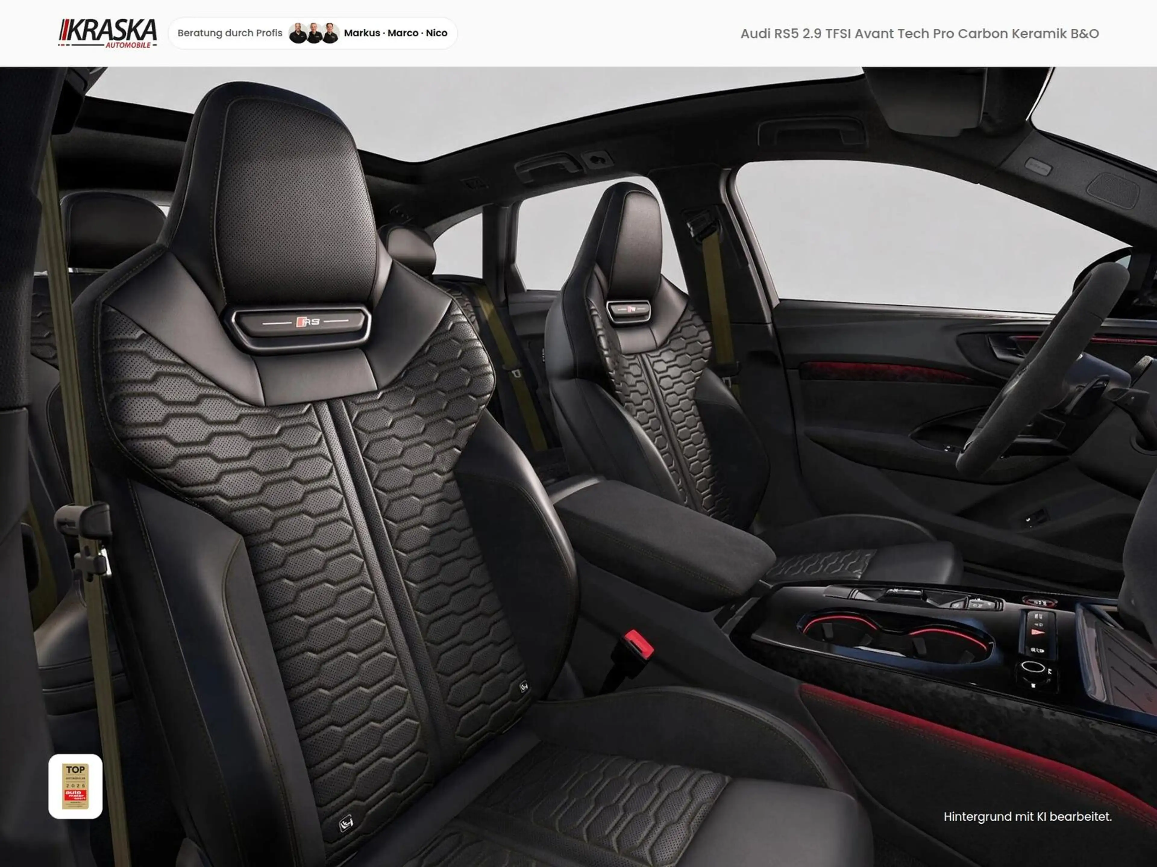Audi RS5 2.9 TFSI Avant Tech Pro Carbon Keramik B&O — photo 6