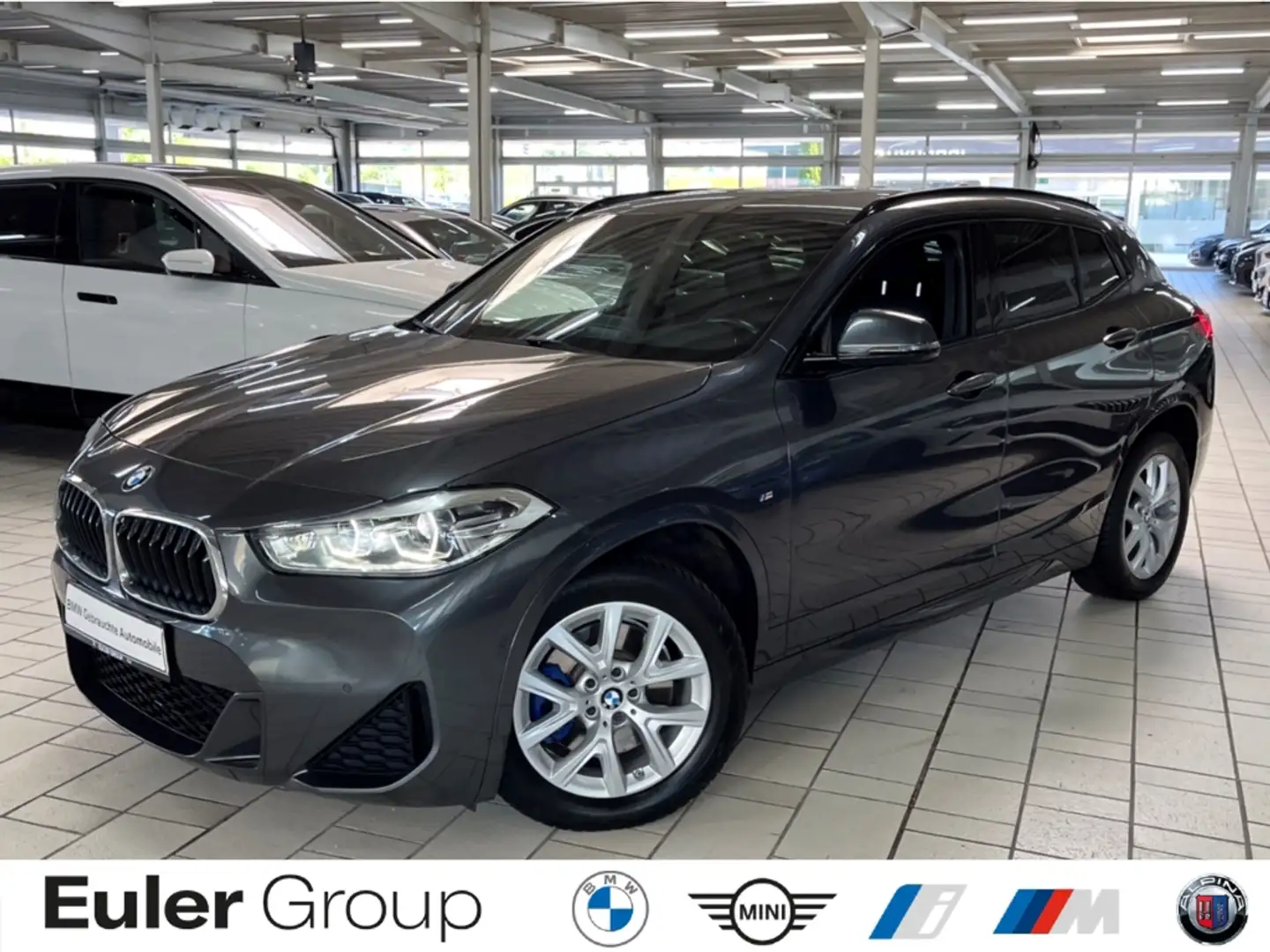 BMW X2 xDrive 20d A M-Sport HUD AD AHK Navi LED HiFi Komf Gris - 1