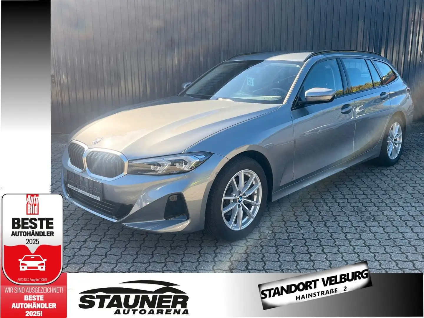 BMW 318 i Aut. Touring /AHK/Spurwechselw/Sitzheizung Grau - 1
