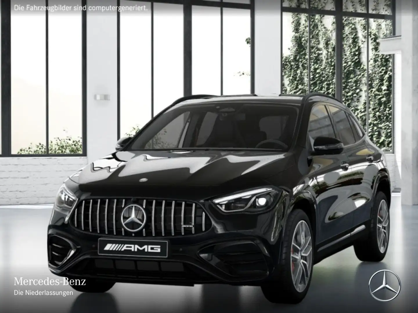 Mercedes-Benz GLA 35 AMG GLA 35 4M AMG+PANO+360°+MULTIBEAM+PERFSITZE+TOTW Schwarz - 2