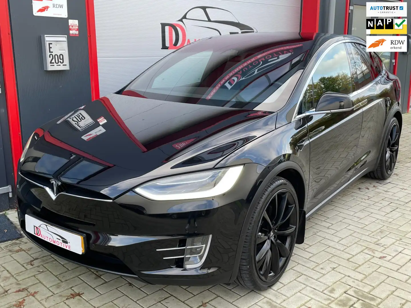 Tesla Model X 75D Base 6p. FREE-SUPERCHARGER/LEER/CAMERA Noir - 1