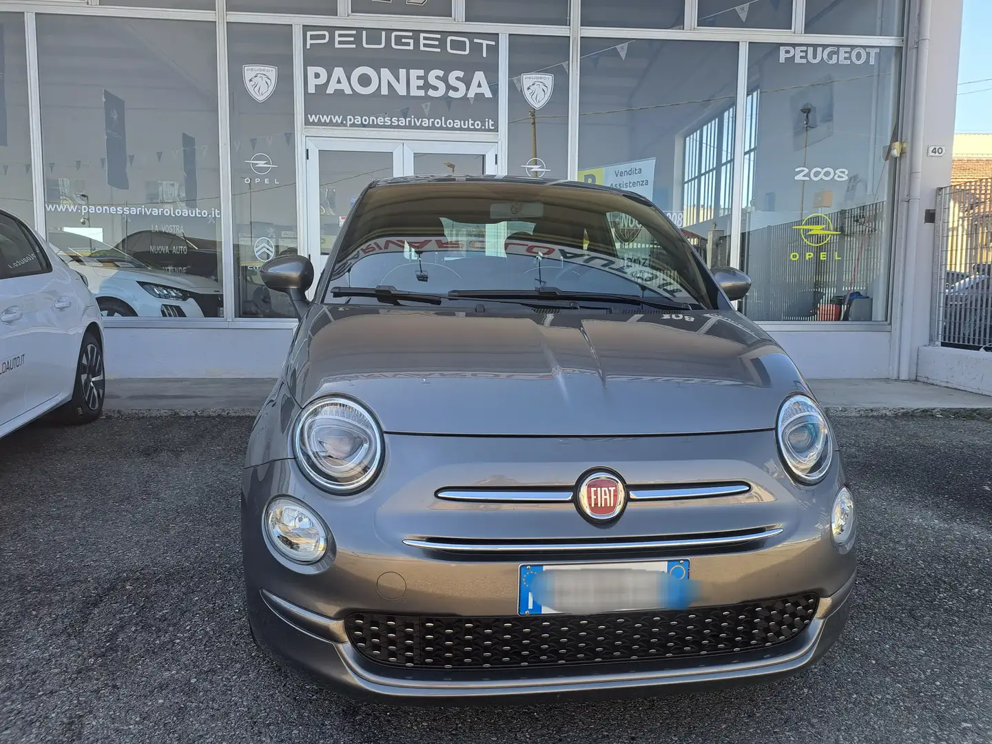 Fiat 500 HYBRID 70 CV NEOPATENTATI NO OBBLIGO FINANZIARIO!! Grijs - 1