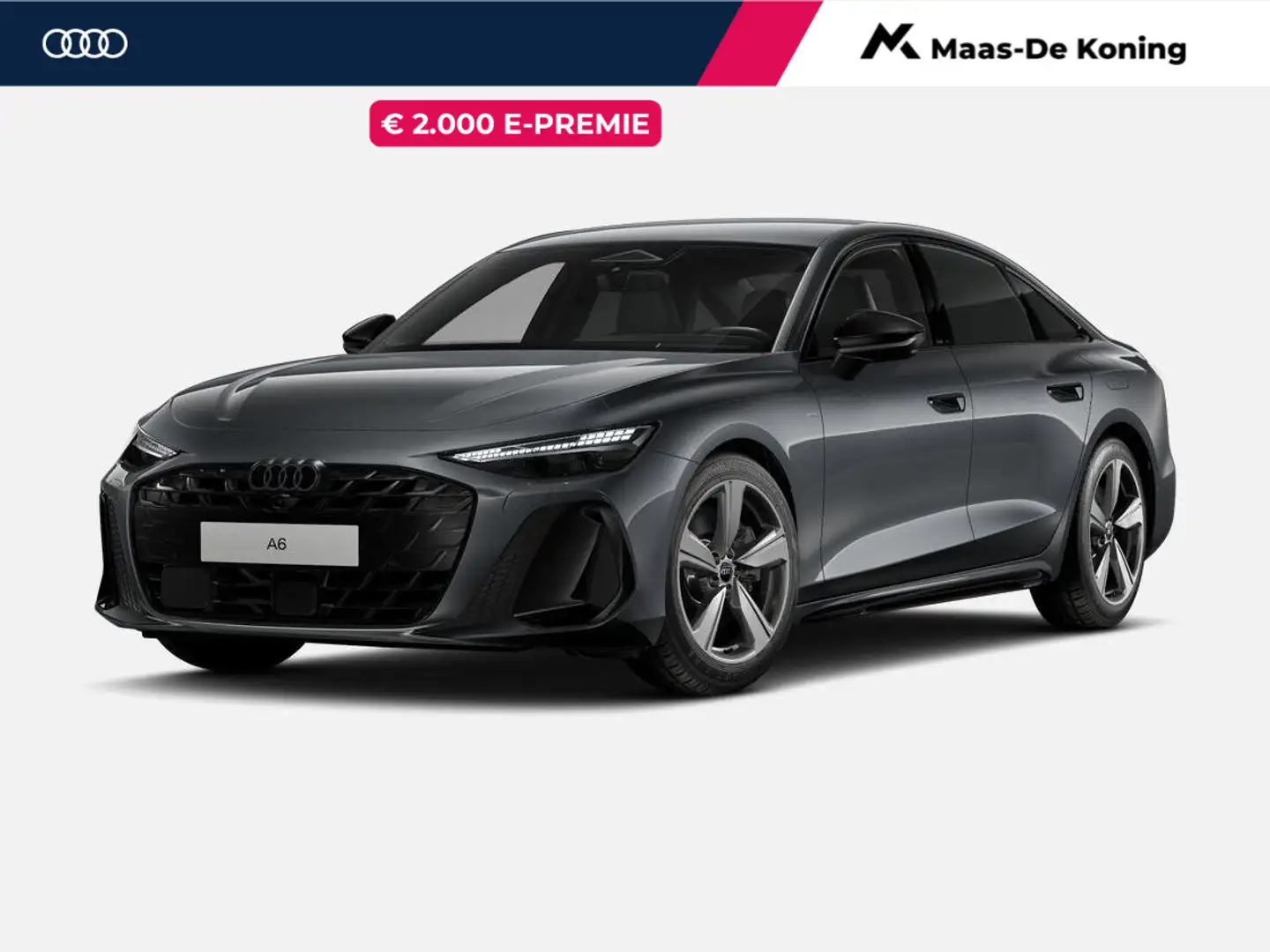 Audi A6 Limousine 2.0 e-hybrid quattro S Edition 299 PK · Gris - 1
