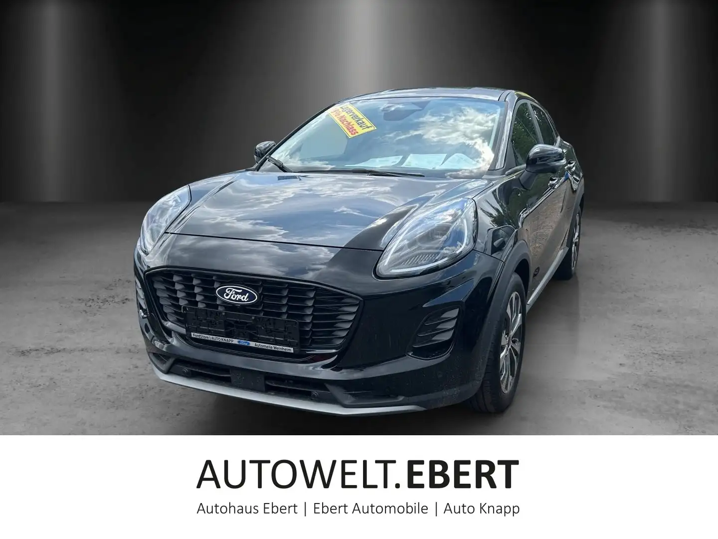 Ford Puma 1,0 Ecoboost Titanium Zwart - 1