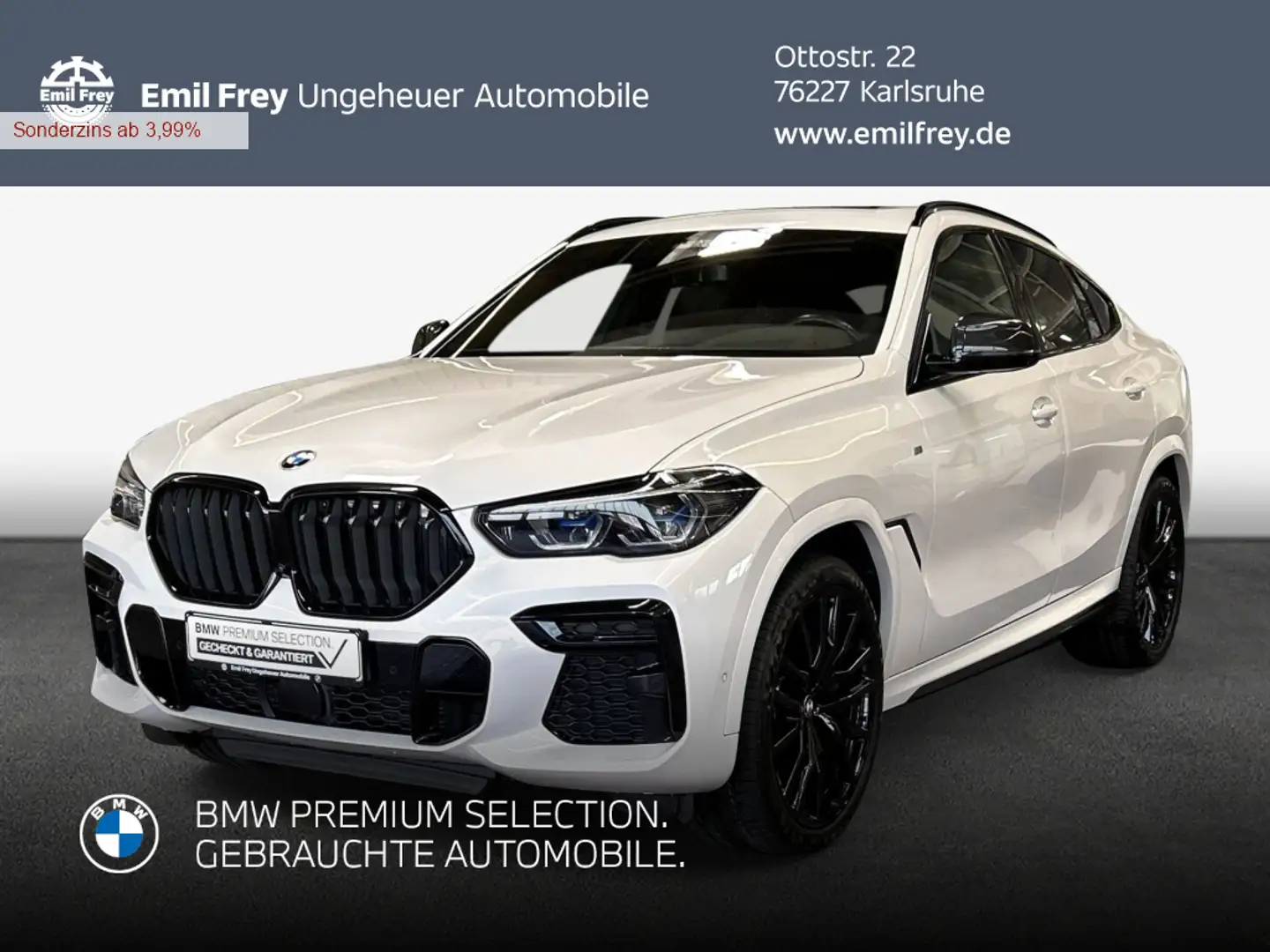 BMW X6 M i *Panorama*Sportpaket* Blanc - 1