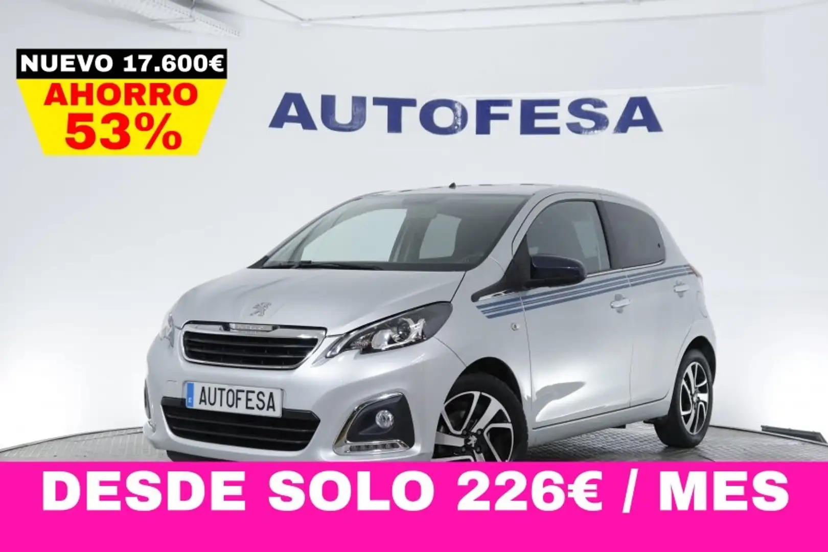 Peugeot 108 1.2 82 COLLECTION 5P # BLUETOOTH Gris - 1