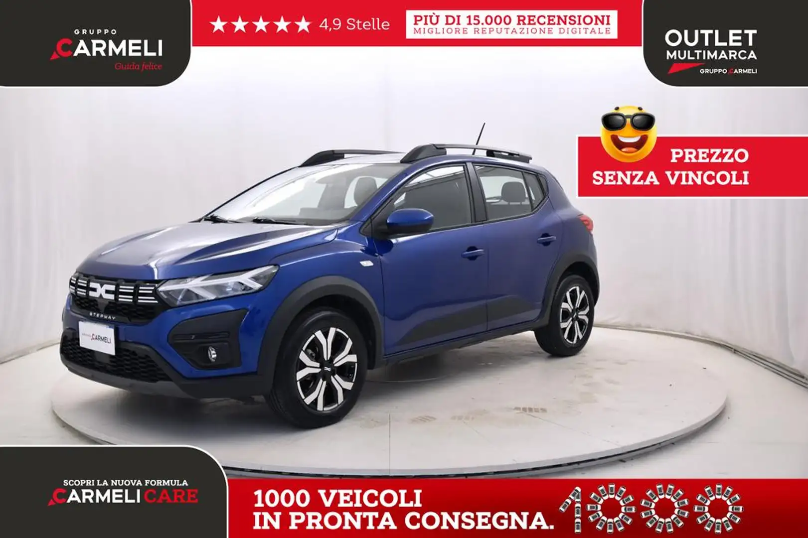 Dacia Sandero Stepway 1.0 tce Expression Eco-g 100cv Blu/Azzurro - 1