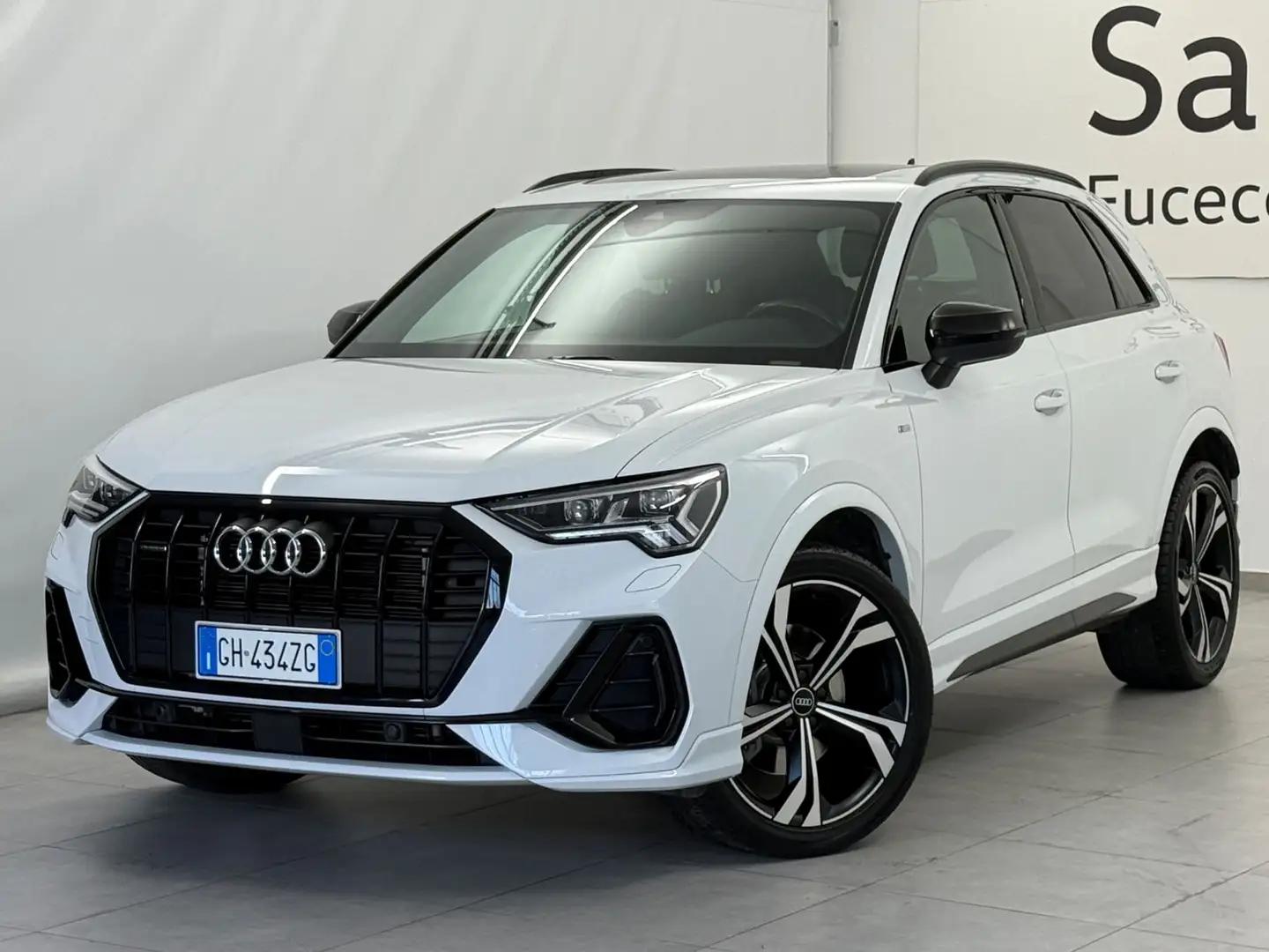 Audi Q3 Q3 40 2.0 tdi S line edition quattro 200cv s-tron Bianco - 2