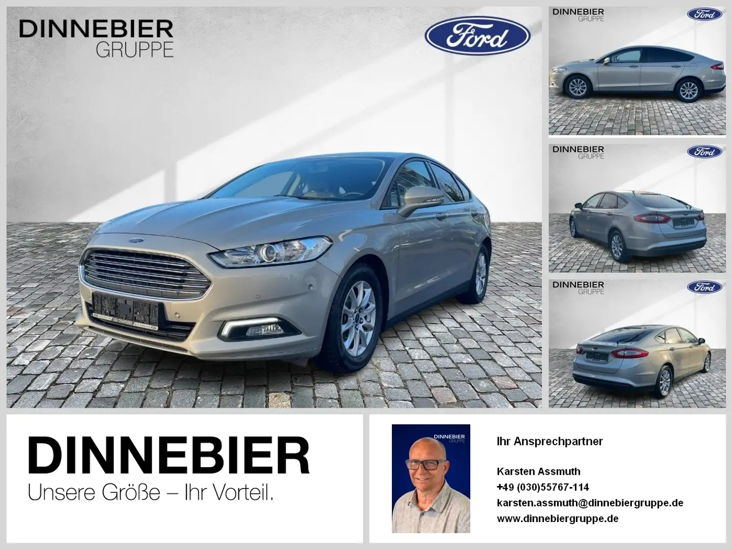 Ford Mondeo Business 1,5  *Navi*KlimaAuto*PDC*Kamara Grau - 1