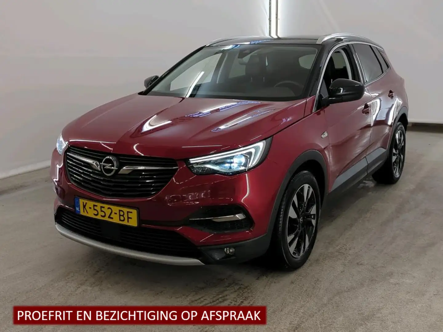 Opel Grandland X 1.2 Turbo Ultimate 1e Eigenaar | NL-Auto | Volledi Rood - 1