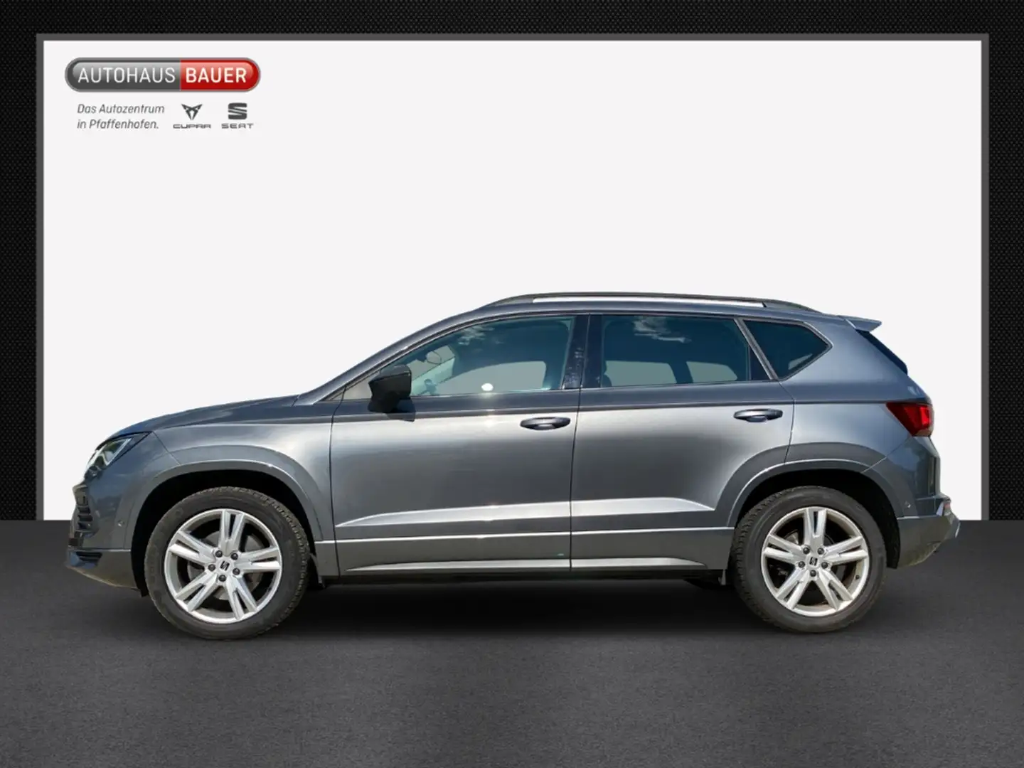 SEAT Ateca FR 4Drive 2.0TDI DSG AHK FULLINK DAB+NAVI ACC PARK Gris - 2