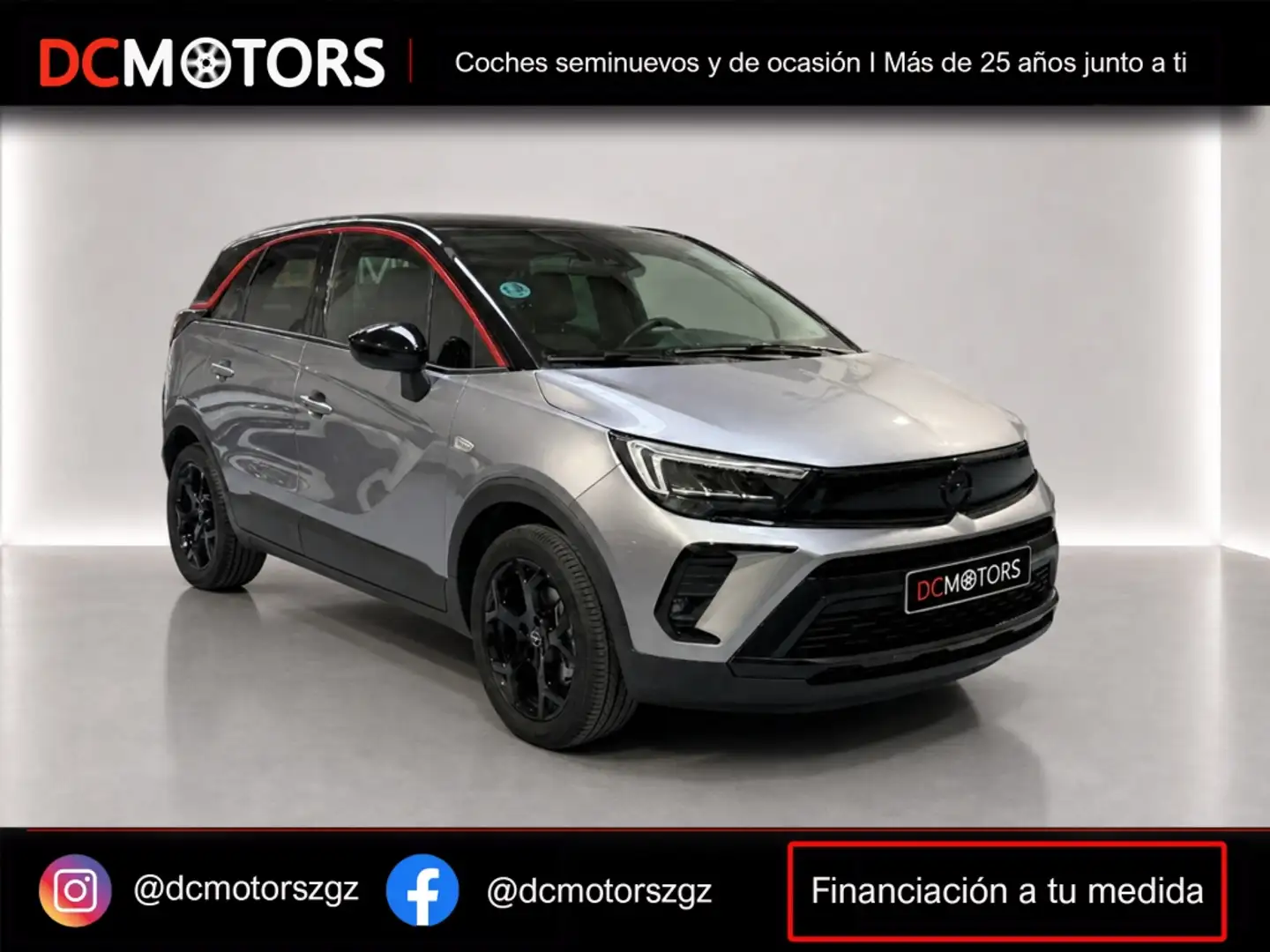 Opel Crossland X 1.2 81KW DESIGN LINE 120 ANIVERSARIO S/S 5P Gris - 1