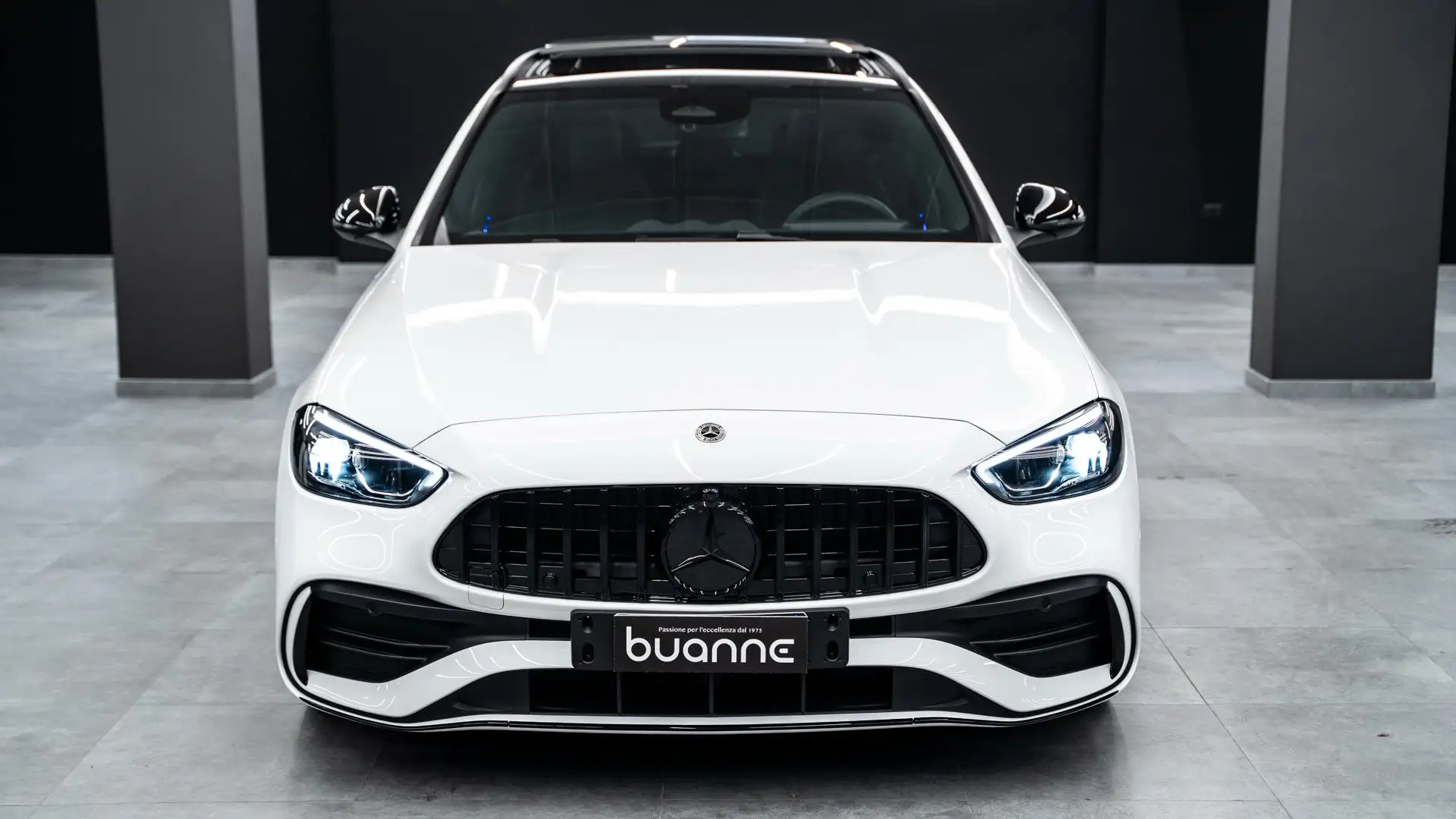 Mercedes-Benz C 200 D SW MHEV AMG LINE PREMIUM PLUS TETTO APR. FULLOPT Blanco - 2