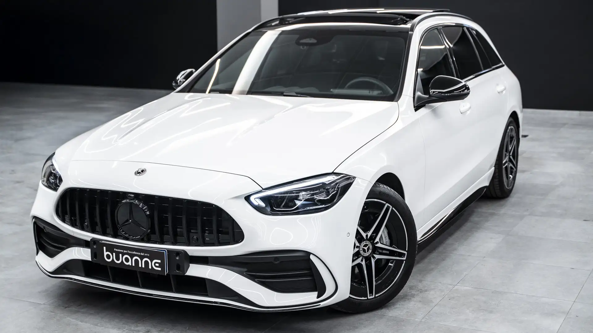 Mercedes-Benz C 200 D SW MHEV AMG LINE PREMIUM PLUS TETTO APR. FULLOPT Blanco - 1
