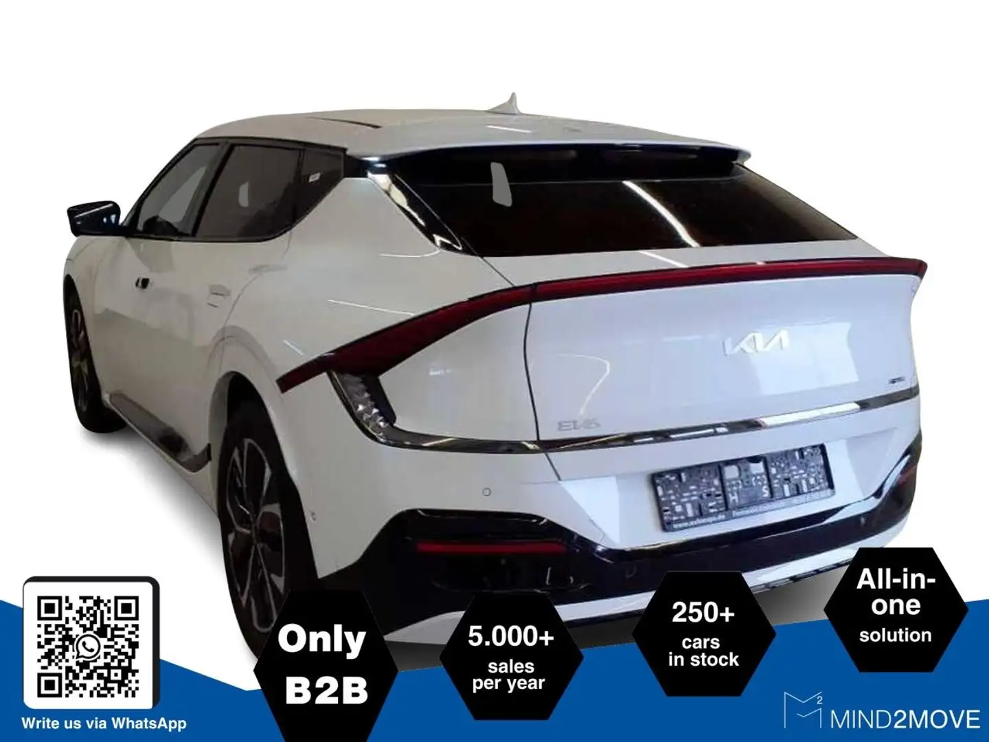 Kia EV6 Elektro 77,4 kWh GT Line 4WD Weiß - 2