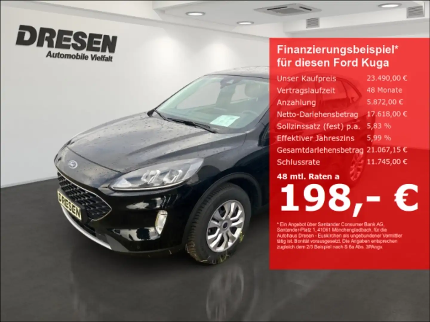 Ford Kuga 1.5 Cool & Connect AHK schwenkbar/Allwetter/Sitzhe Noir - 1