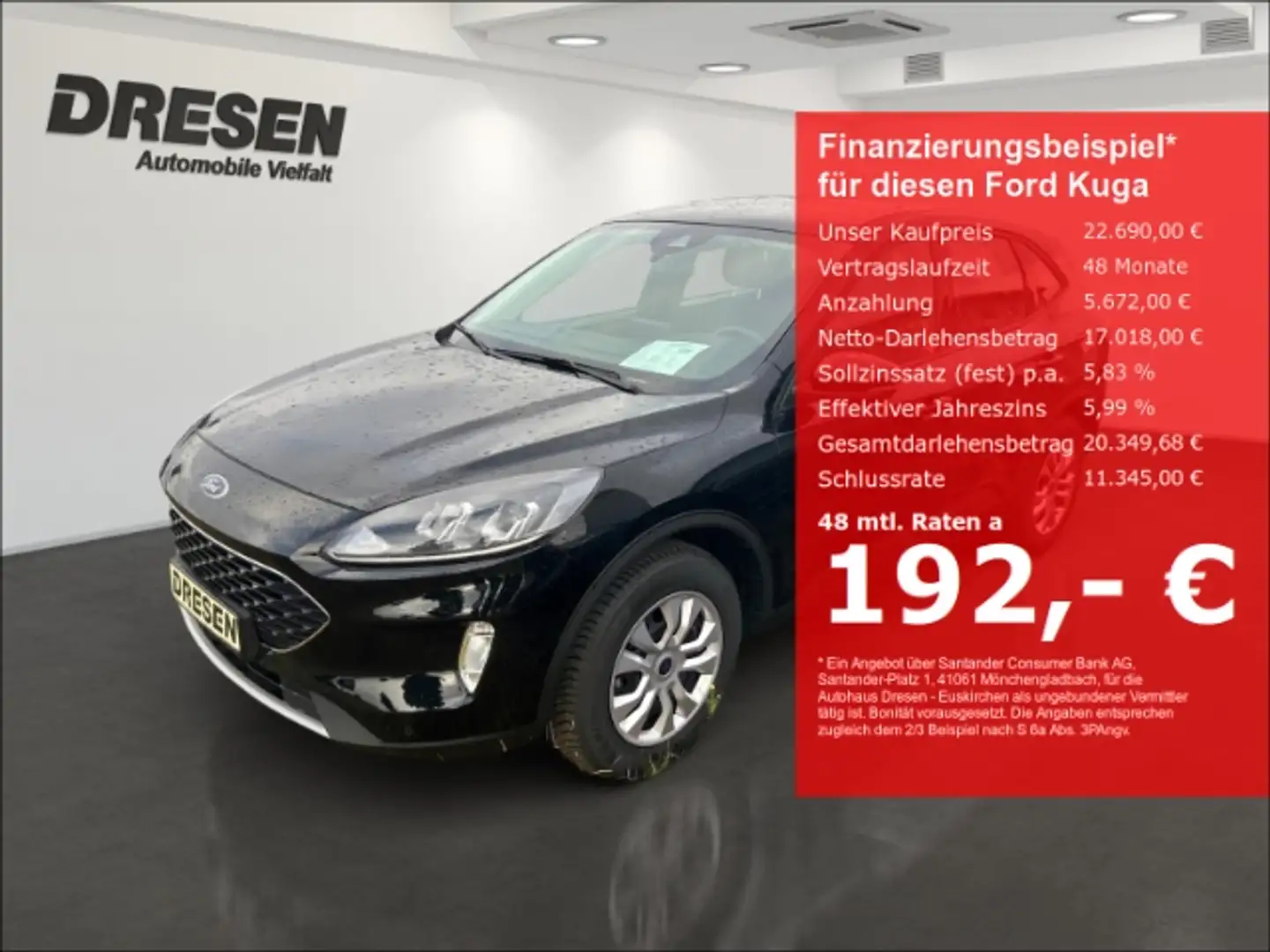 Ford Kuga 1.5 Cool & Connect AHK schwenkbar/Allwetter/Sitzhe Negro - 1