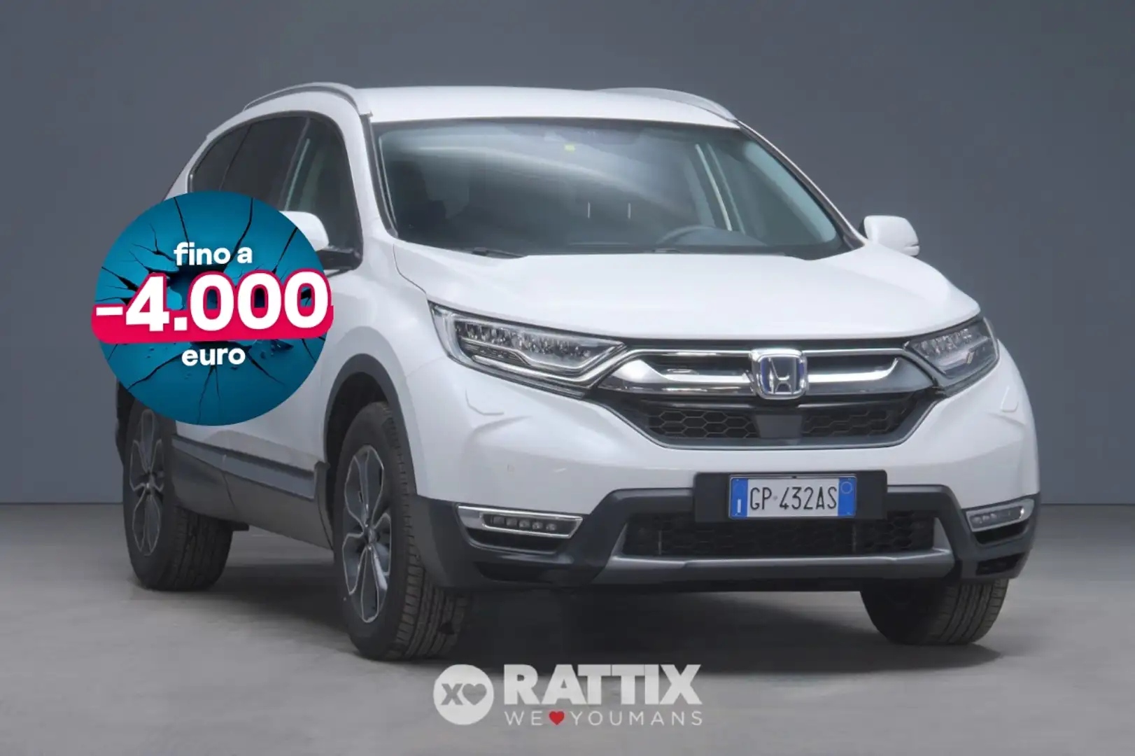 Honda CR-V 2.0 HEV Lifestyle Navi AWD e-CVT Bianco - 1