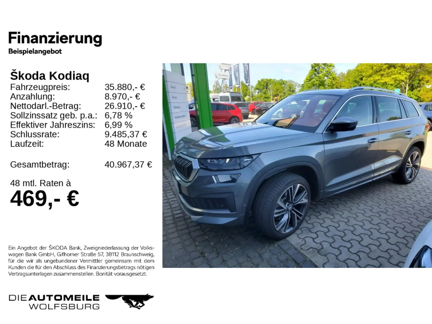 Skoda Kodiaq 2.0 TDI 4x4 DSG L&K Rückfahrkam/Matrix/DC Grau - 2