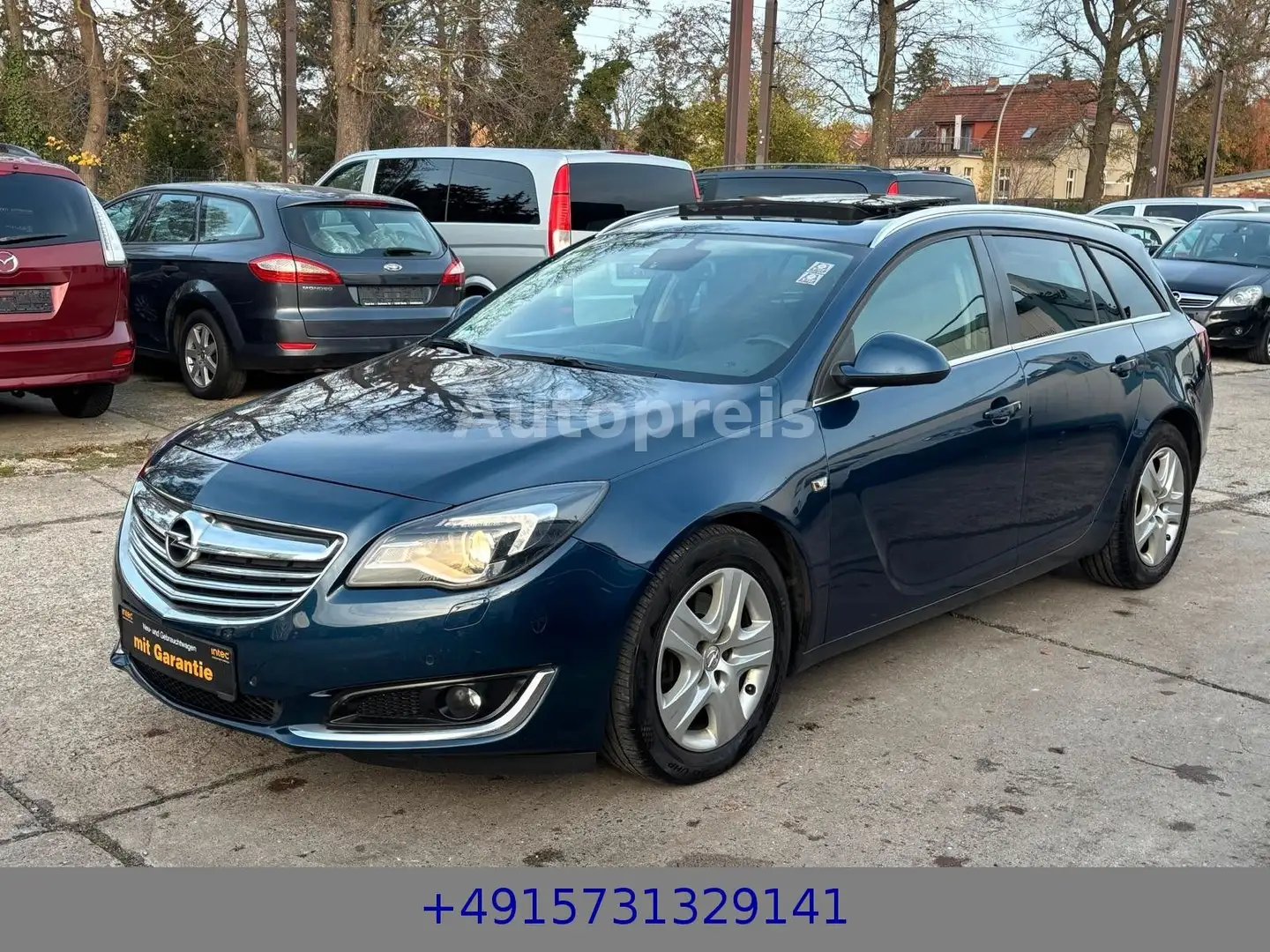 Opel Insignia Sports Tourer 2.0 CDTI Klima Panorama Navi PDC Blau - 1
