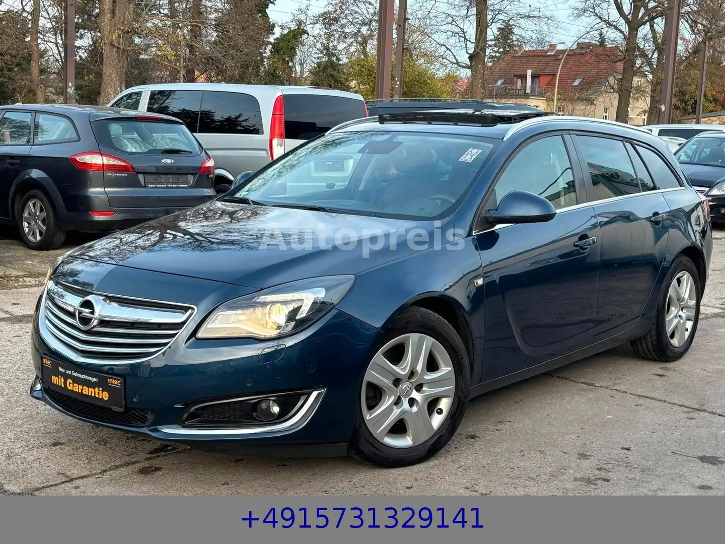 Opel Insignia Sports Tourer 2.0 CDTI Klima Panorama Navi PDC Blau - 2