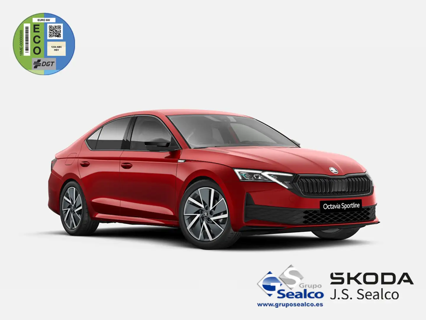 Skoda Octavia 1.5 TSI MHEV Sportline DSG7 110kW Rojo - 1