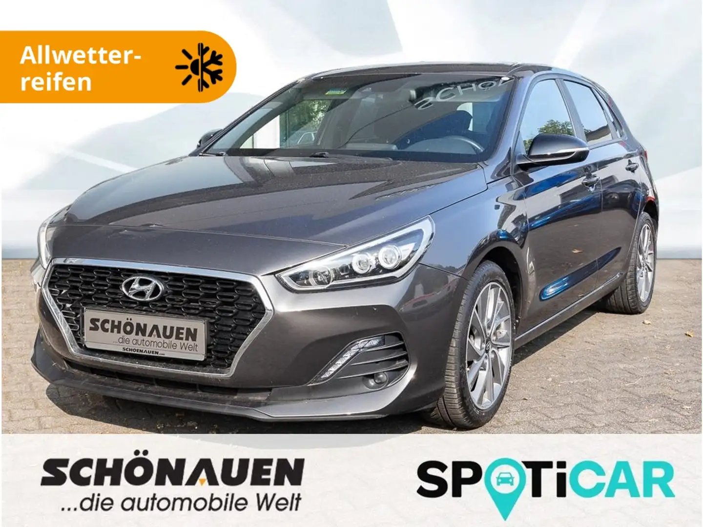 Hyundai i30 1.0 T-GDI Passion +ALLW+L/SHZ+RFK+HSA+HBA+ Brun - 1