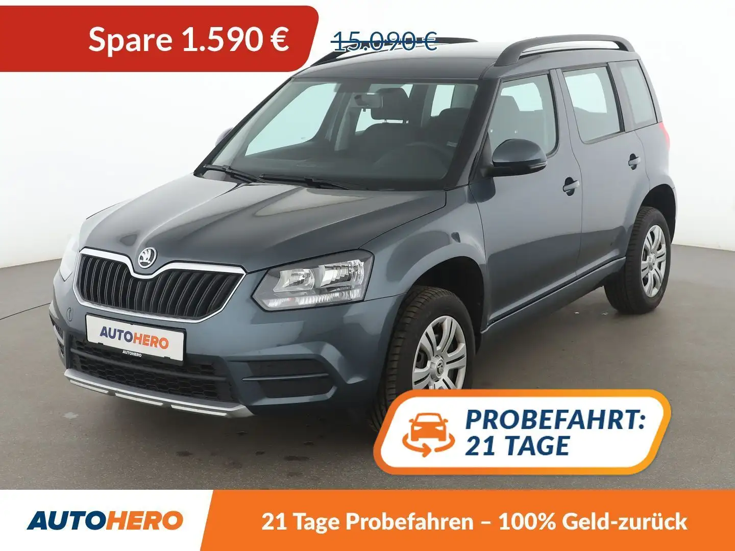 Skoda Yeti 1.2 TSI Cool Edition Aut.*PDC*SHZ*KLIMA*GARANTIE* Grau - 1
