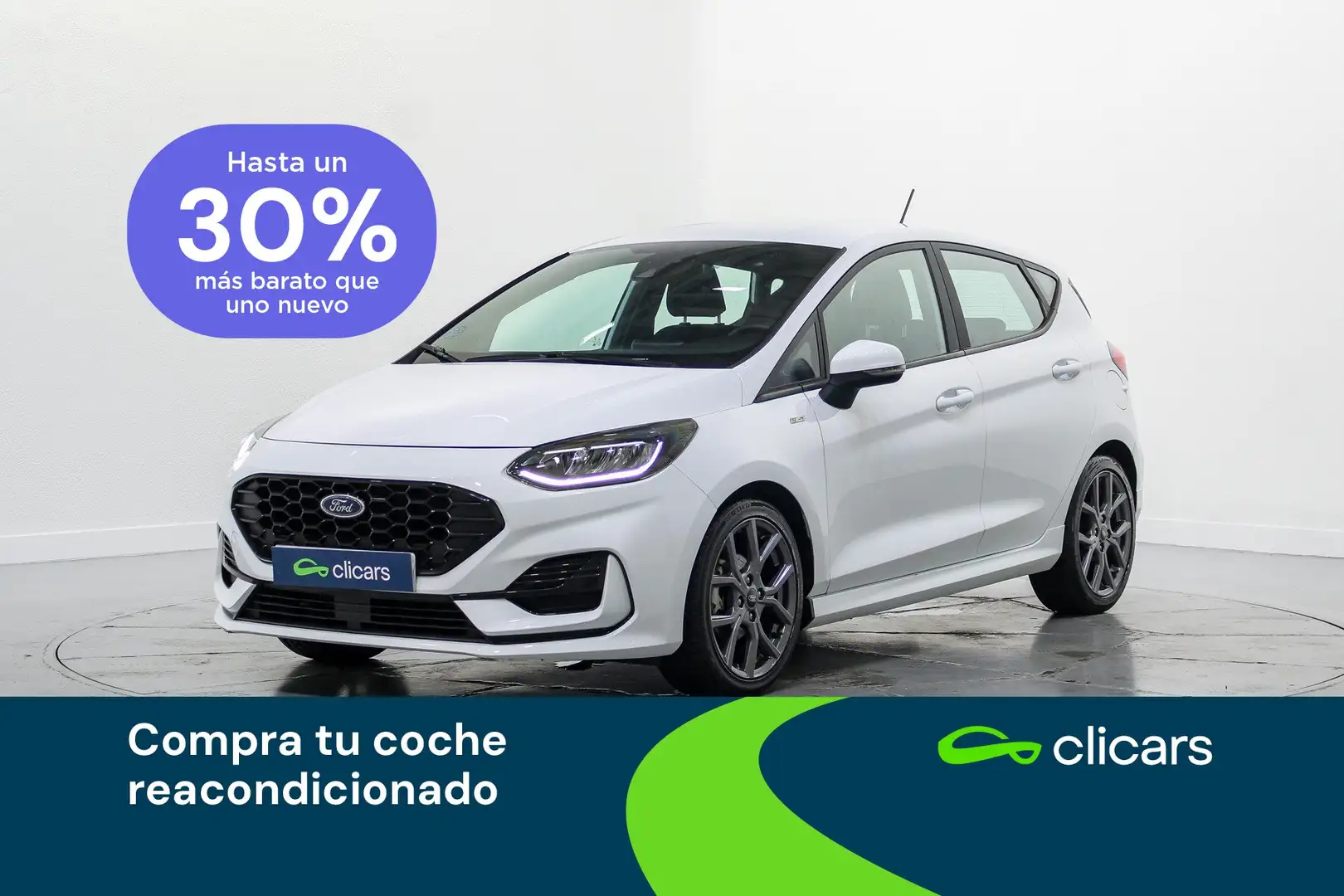 Ford Fiesta 1.0 EcoBoost MHEV ST Line 125 Blanco - 1