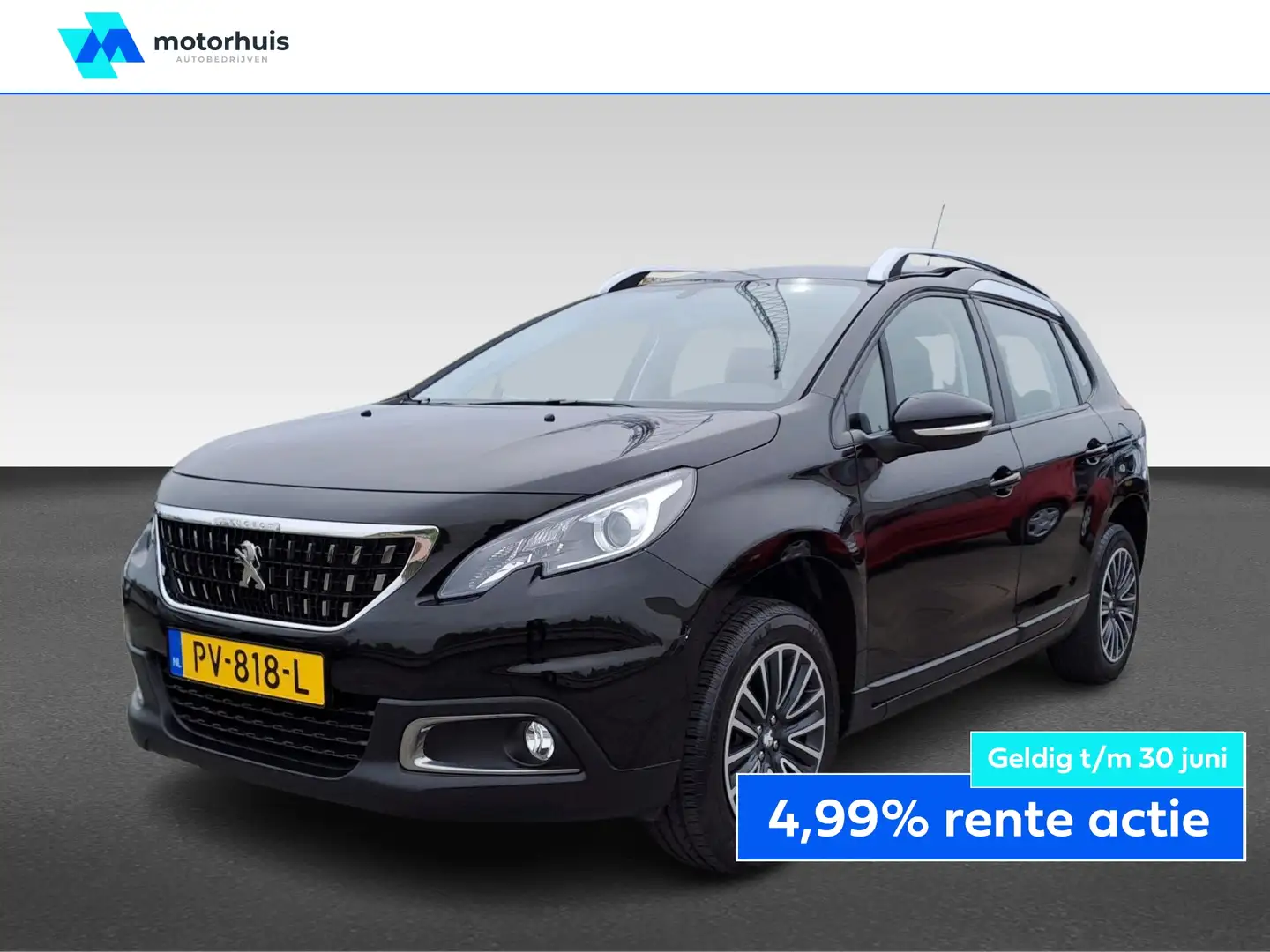 Peugeot 2008 1.2 PureTech 82pk Active Noir - 1