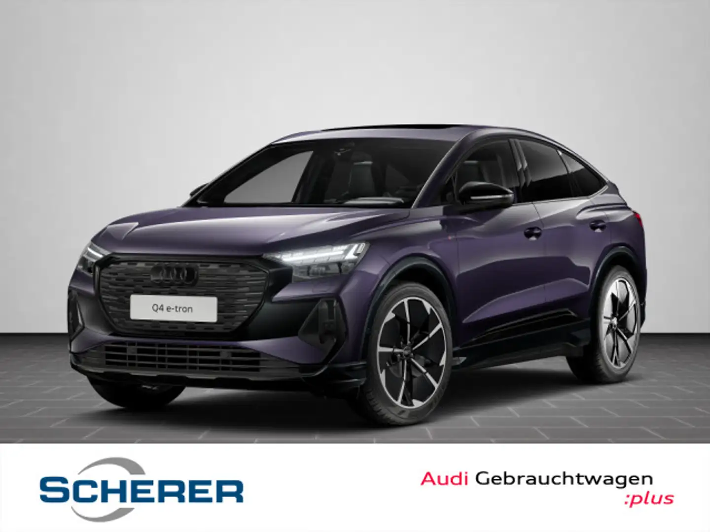 Audi Q4 e-tron 45 e-tron MATRIX PANO AHK AR Violett - 1
