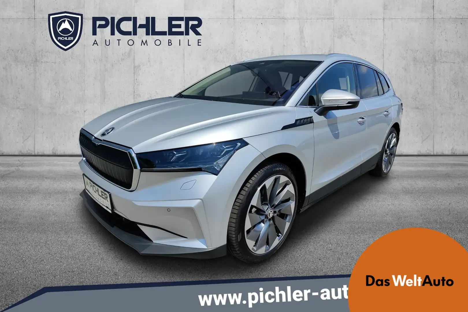 Skoda Enyaq 80 Zilver - 1