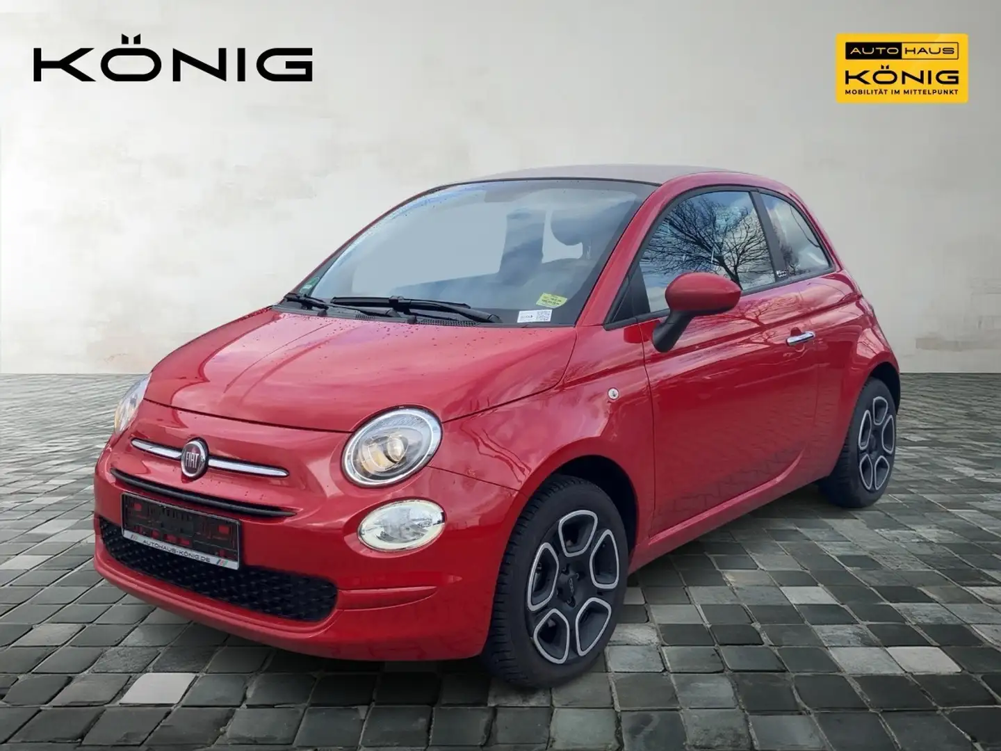 Fiat 500C MY22 1.0 GSE Hybrid CLUB 51kW (70PS Rosso - 1