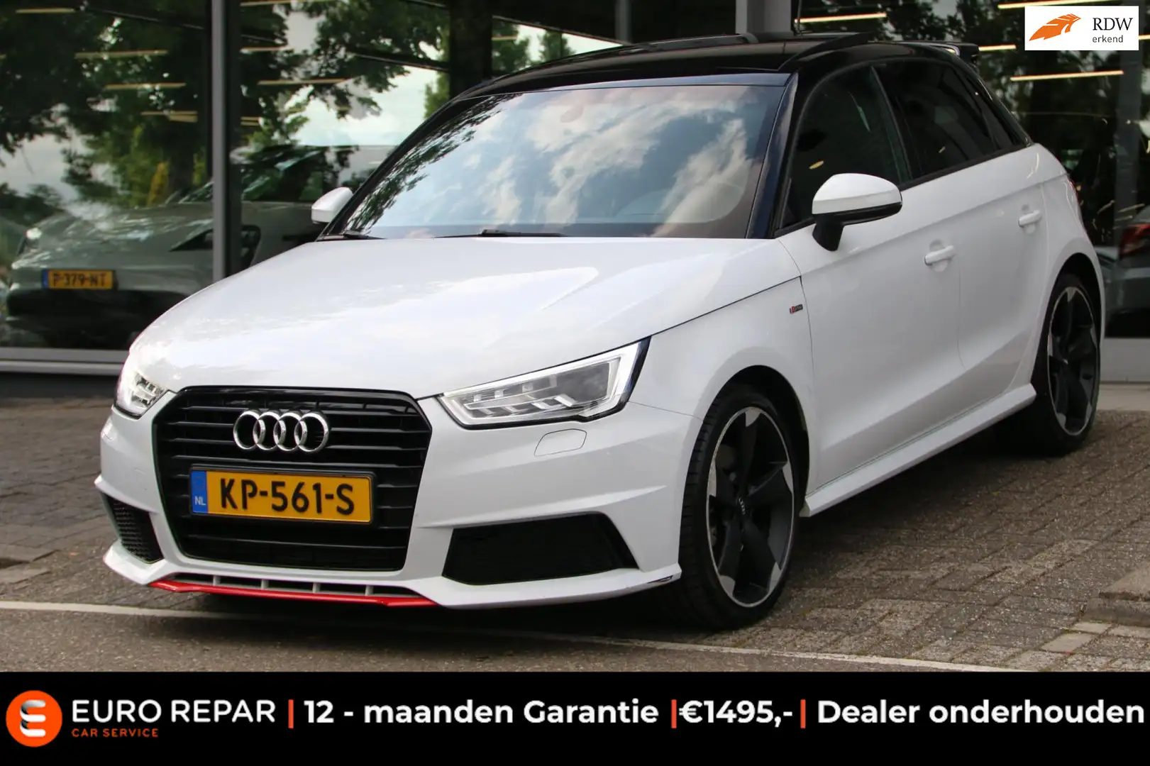 Audi A1 Sportback 1.8 TFSI Sport S-LINE PANO-DAK SPORTSTOE Wit - 1