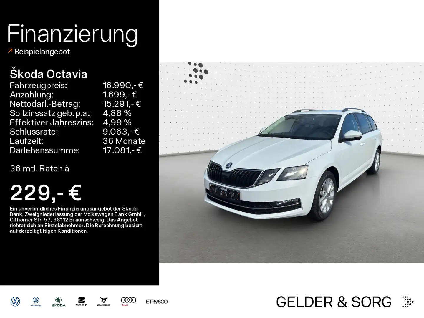 Skoda Octavia Combi Style TSI DSG SHZ*NAVI*RFK*LED Blanc - 1