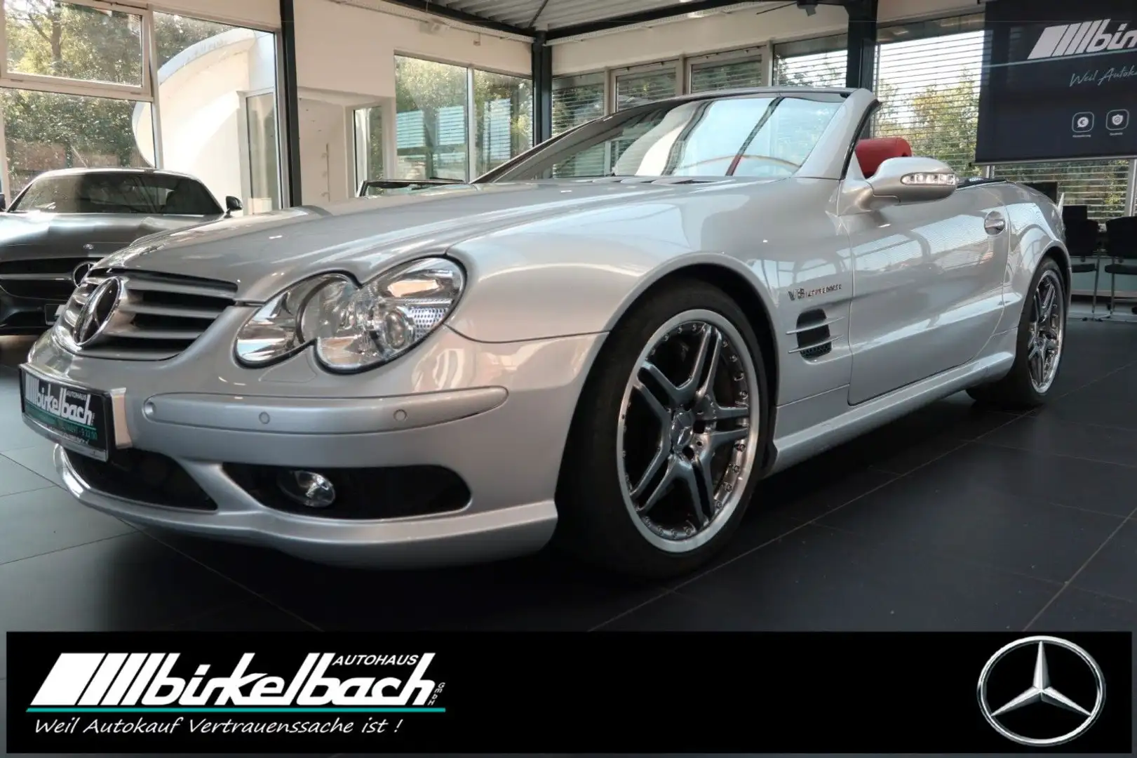 Mercedes-Benz SL 55 AMG Sitzklima Comand Burmester Carlsson Argintiu - 1