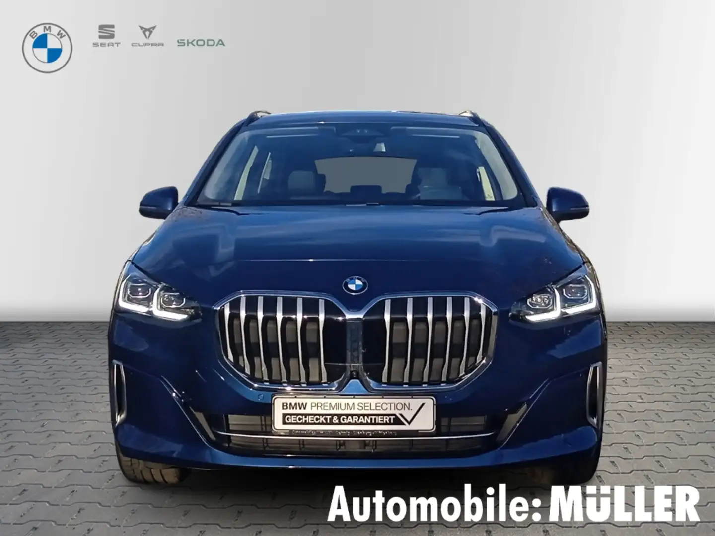 BMW 218 Active Tourer d Luxury Line HUD AHK-klappbar Navi Blau - 2